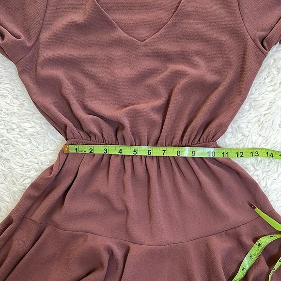 Tyche Purple Dress Fit and Flare Long-sleeve Womens Size Small Casual Fall - Picture 10 of 12